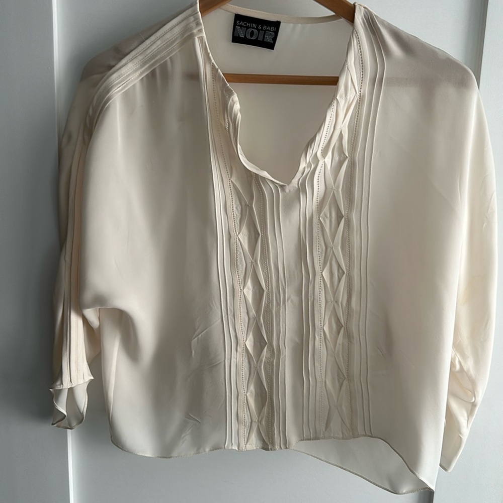 Sachin & Babi white top